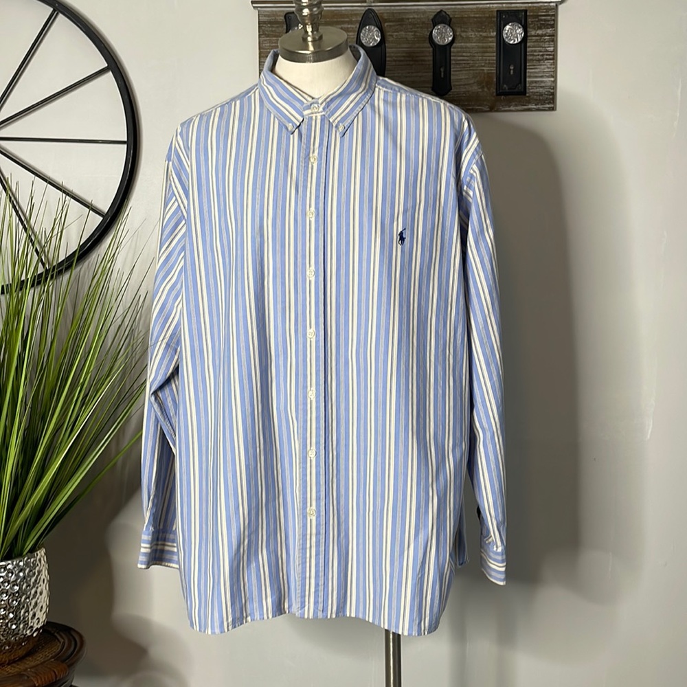 RALPH LAUREN Button Down Casual Long Sleeve Shirt Size 3XB